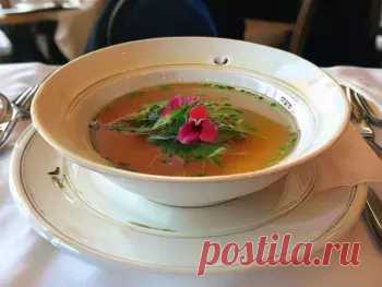 Бульон Консоме. Классика французской кухни