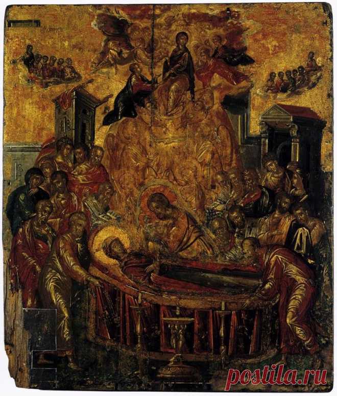 Էլ Գրեկո (Դոմենիկոս Տեոտոկոպուլոս) "Տիրամոր նինջը"
1567թ.-ից առաջ՝ ստեղծագործության վաղ շրջան:
Տախտակ, ոսկի, տեմպերա:
61,4 × 45սմ.
Էլ Գրեկո (հուն՝ Δομήνικος Θεοτοκόπουλος, Domenikos Theotokopoulos, հանդիպում են տարբերակներ Դոմինիկո,Դոմենիկո և Թեոտոկոպուլի իսպ՝ El Greco, բառացի «հույնը»;1541 - 1614),իսպանացի նկարիչ՝ազգությամբ հույն։
«Էլ Գրեկո»-ն նրա ծածկանունն էր,կապված ծագումով հույն լինելու հետ, նկարիչը սովորաբար իր նկարները ստորագրում էր իր ամբողջական անունով,հունարեն տառերով՝