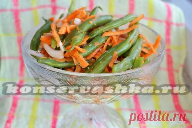 Спаржевая фасоль по-корейски: рецепт с фото