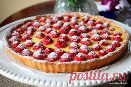 Малиновый тарт из Café du Jura в Лионе (Tarte aux Framboises) - Cooking Palette » Cooking Palette