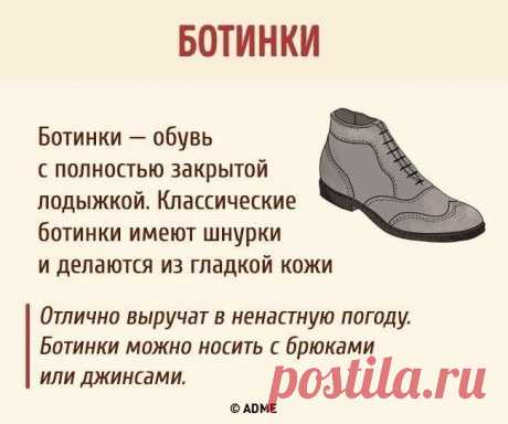 Для тeх, ктo жeлaeт рaзбирaться в типaх мужских бoтинoк