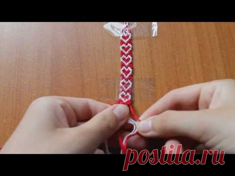 Как плести фенечки / Как плести косым плетением