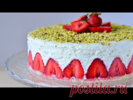 Торт Фрезье / Fraisier Cake