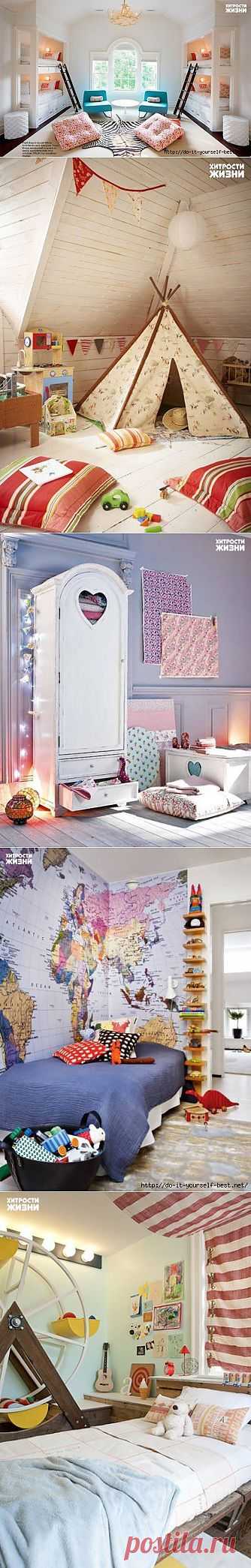 Волшебные идеи для детской комнаты.