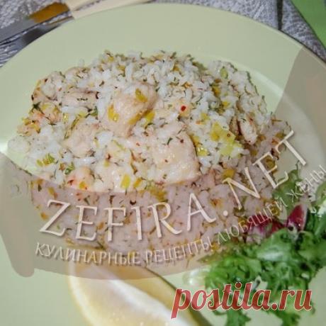 Рис с рыбой и луком — Кулинарные рецепты любящей жены