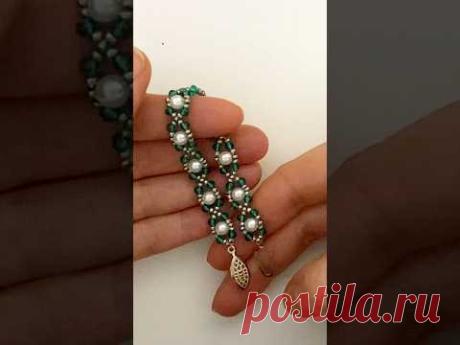 Beads bracelet tutorial. DIY jewelry. Beaded jewelry. #jewelry #bracelet #shorts