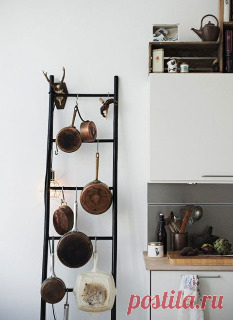 Компактное и удобное размещение кухонной утвари - Роскошь и уют