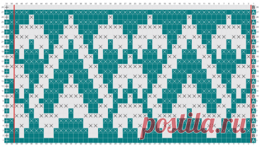 Mosaic Crochet Heart Blanket Strip - Free Chart - Juniper and Oakes