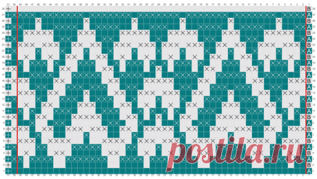 Mosaic Crochet Heart Blanket Strip - Free Chart - Juniper and Oakes