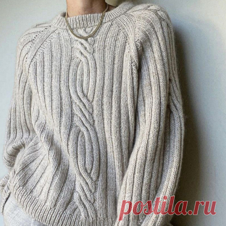 Классные зимние свитеры и джемперы, которые можно связать спицами | Вязание с Paradosik_Handmade | Дзен