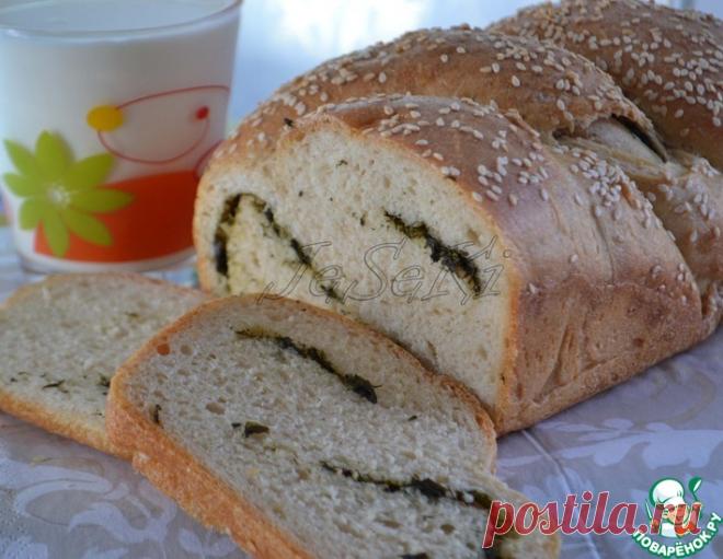 Домашний хлеб с ароматными травами – кулинарный рецепт