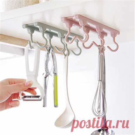 Кухонные аксессуары, декоративные домашние кухонные шкафы, стеллажи для хранения, 6 подвесных кухонных гаджетов, прочные крючки, кухонные принадлежности, инструмент| | | АлиЭкспресс
