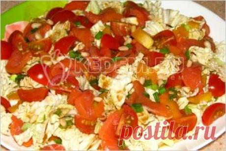 Полезный салатик с сёмгой и кедровыми орешками - Салаты. Рецепты посетителей с фотографиями