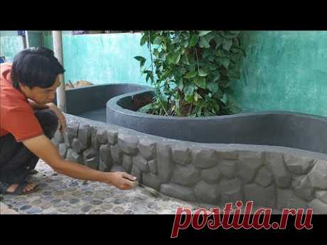 Build an aquarium to change the space in the garden - For your family