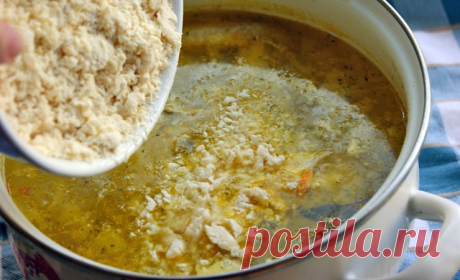 Вкуснейший крестьянский суп «Как в детстве». Просто и быстро
