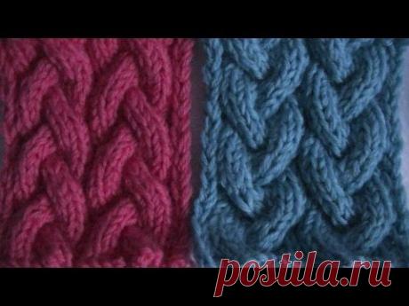 узор коса с 9 петель. braid pattern with 9 loops.