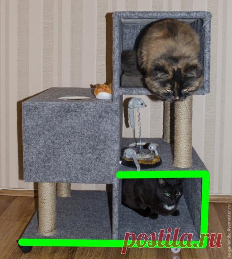 Строим кошкин дом за пару дней - Ярмарка Мастеров - ручная работа, handmade