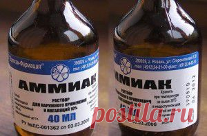 Нашатырный спирт дома и на даче