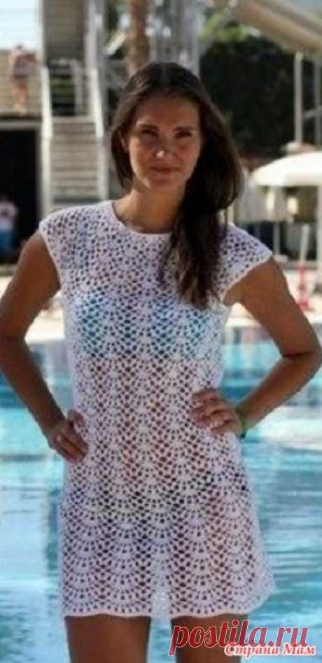 .. Пляжная туника. Как мне её связать? Скоро лето и по сему нужна обновка! Обещала я связать тунику, выбор пал на эту, но с более длинным рукавом.