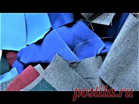 Как же мне понравилась эта идея шить из коротких полосок ткани. DIY мастер класс