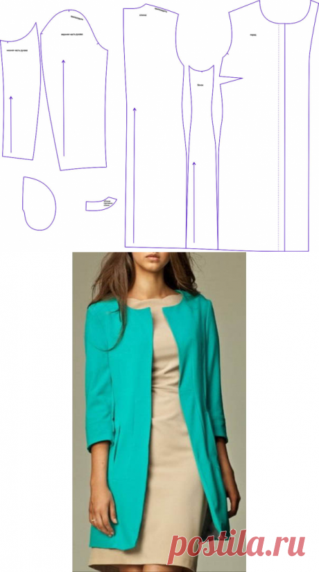 Выкройка летнего пальто | Шкатулка