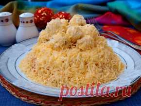 Салат «Рафаэлло» с курицей и грибами — рецепт с фото