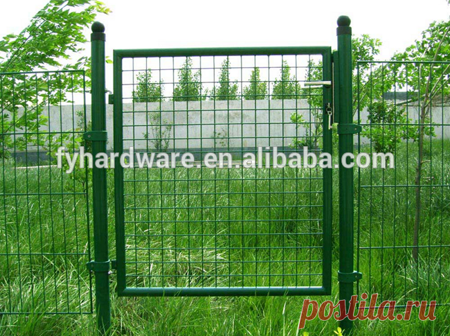 Powder Coated Metal Single/double Garden Gate - Buy Garden Gate Fence Product on Alibaba.com