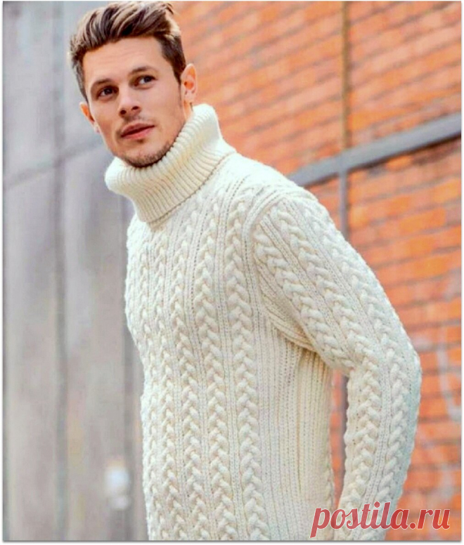 Для мужчин: 5 красивых свитеров спицами – Paradosik Handmade - вязание для начинающих и профессионалов