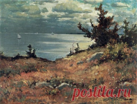 В мире ночь была... Художник Уиллард Лерой Меткалф / Willard Leroy Metcalf (США, 1858-1925)