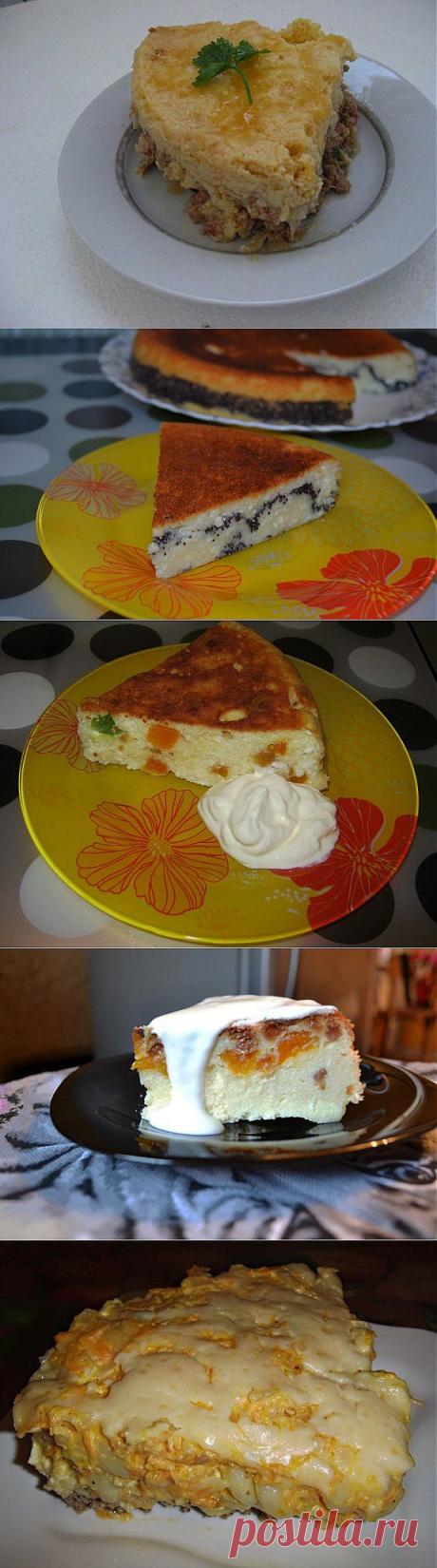 Творожная запеканка в мультиварке - Самые вкусные рецепты