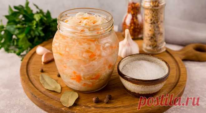Квашенная капуста в банке, пошаговый рецепт с фото на 63 ккал