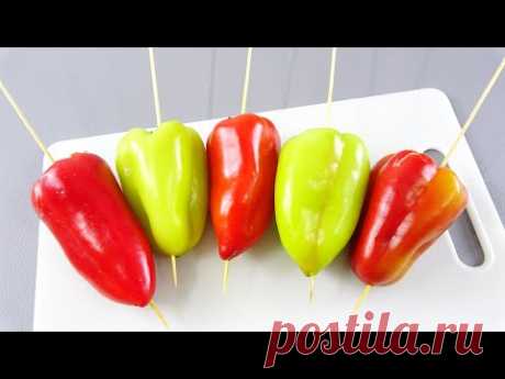 Я проткнул ПЕРЕЦ шпажками и СЖЕГ его! Вот что получилось. Вкуснятина из перца - YouTube