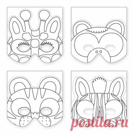Mudpuppy Jungle Animals Make-a-Mask:Amazon:Toys & Games