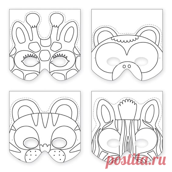 Mudpuppy Jungle Animals Make-a-Mask:Amazon:Toys & Games