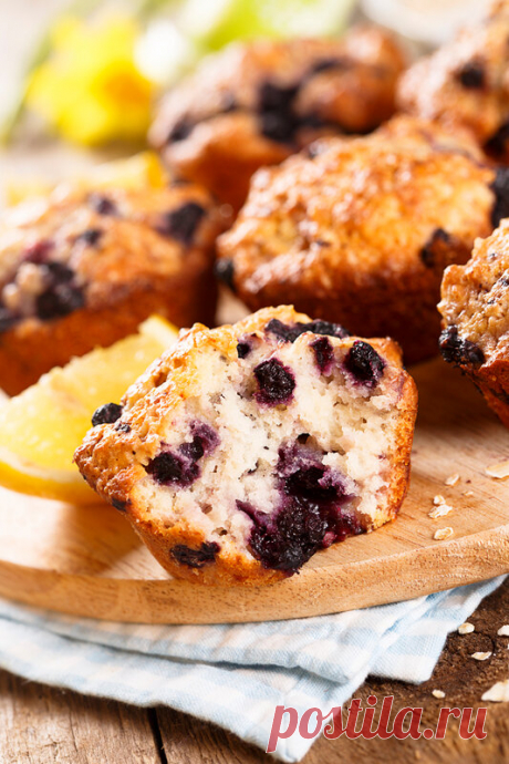 Маффины с лимоном и голубикой + 5 фактов обо мне - Home is in the kitchen — LiveJournal