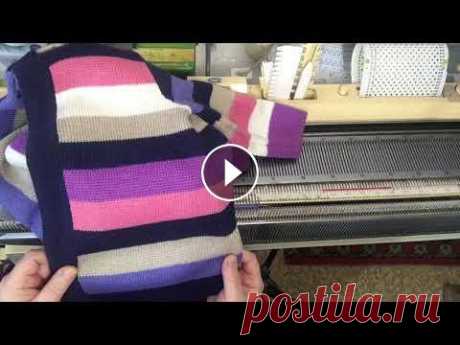 Вязание для детей. Кардиган на прохладную погоду. Часть 2 Переходим к практической части вязания кардигана на вязальной машине. В этой части показаны основные виды вязки, которые соответствуют данной модели. ...