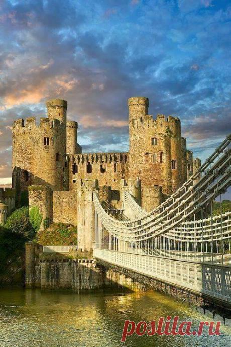 angel-kiyoss:
“Castillo Conwy, Wales, Reino Unido.
”