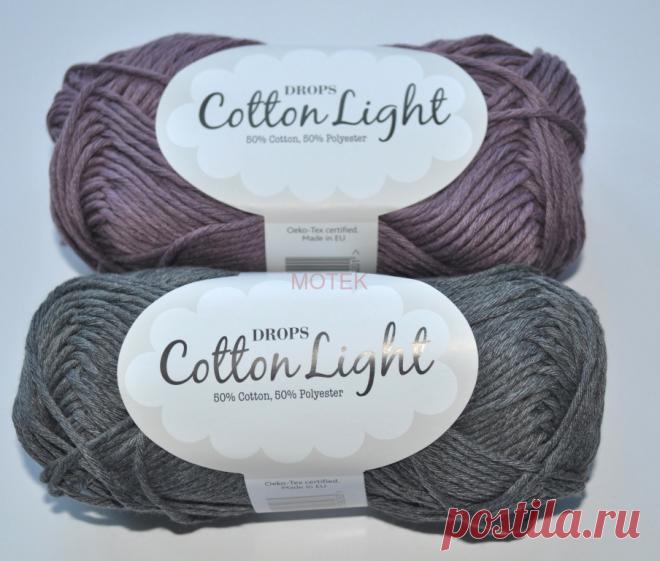 Вяжем из DROPS Cotton Light