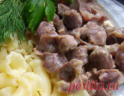 Нежные куриные желудки