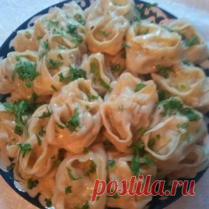 Манты по-узбекски - изумительно сытное, сочное и вкусное блюдо!