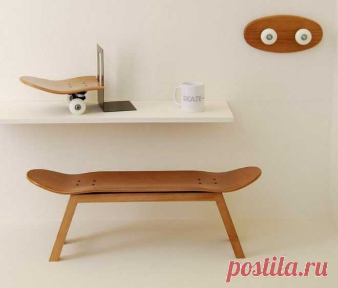 Мебель из скейтбордов