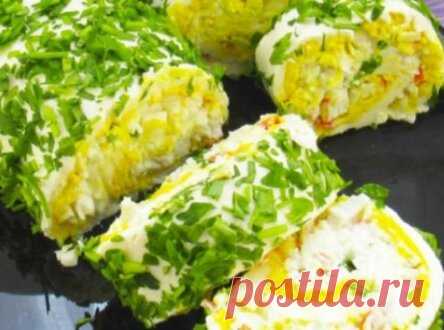 Рулет-закуска — исключительная закуска на праздничный стол! Вкуснятина, достойная высших похвал!