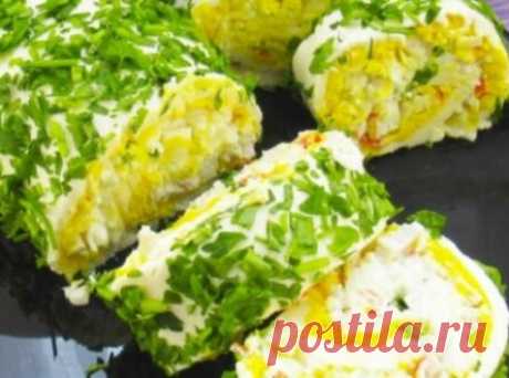 Рулет-закуска — исключительная закуска на праздничный стол! Вкуснятина, достойная высших похвал!