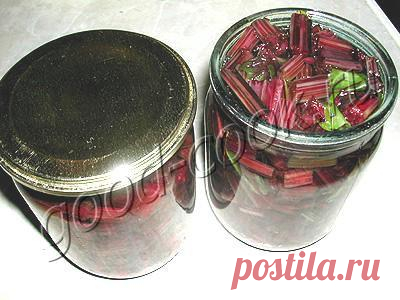 маринованная ботва свеклы, рецепт приготовления