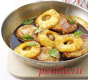 Свинина в ананасах | Простые и вкусные рецепты