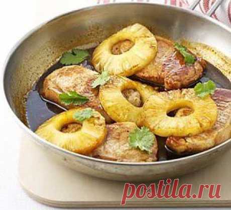 Свинина в ананасах | Простые и вкусные рецепты