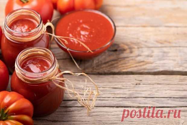 Классический томатный соус на зиму — Домашняя кулинария