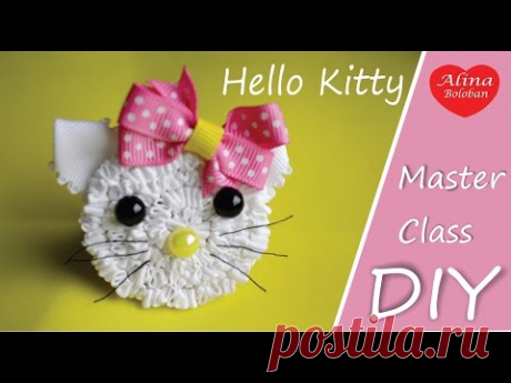 Hello Kitty - Резинка для Волос / How to Set Hair Elastics Hello Kitty