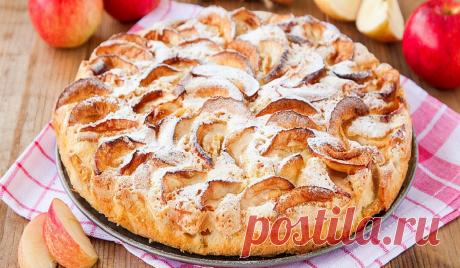 Яблочный пирог со сметанной заливкой - Со Вкусом