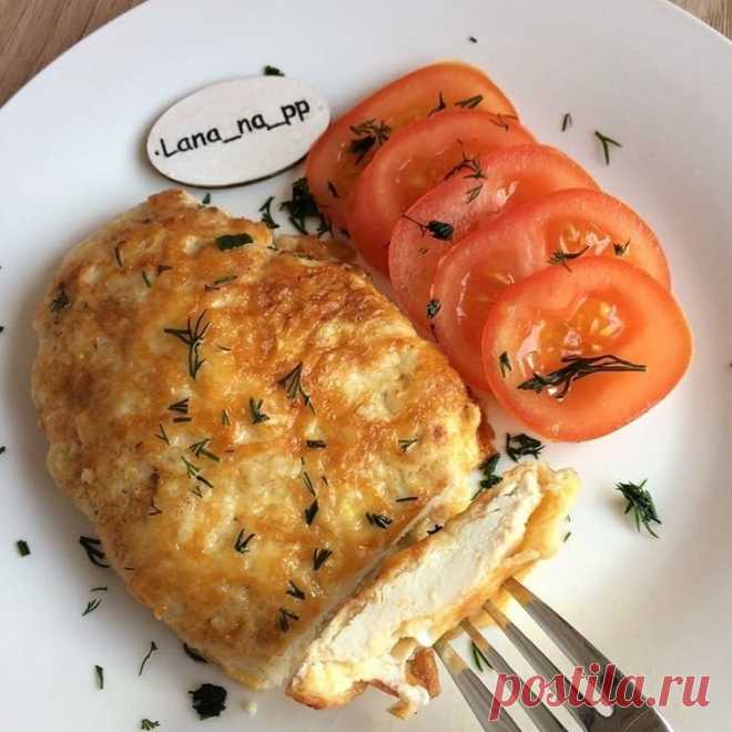 Куриное филе в сырном кляре на ужин